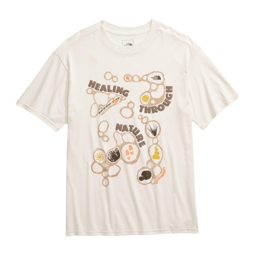 The North Face short-sleeve T-shirt with a round crew neckline